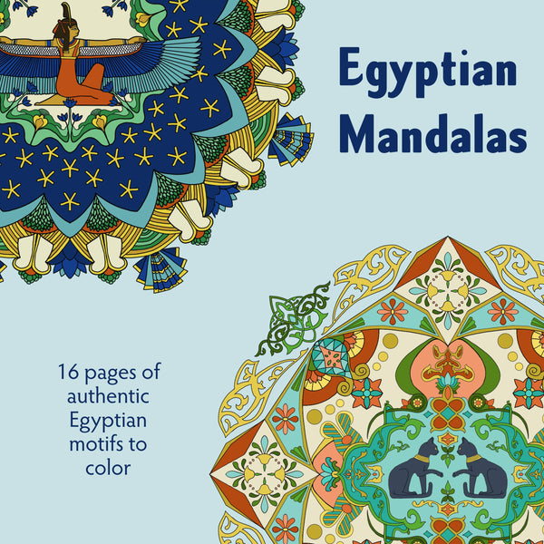 Egyptian Mandala Coloring Book