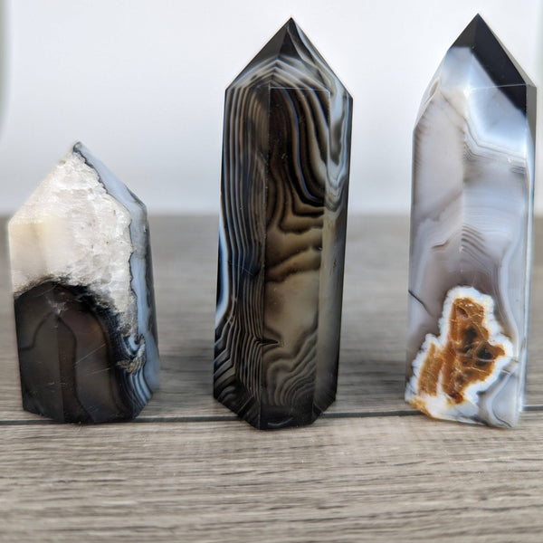 Sardonyx Obelisk - Happiness - Strength