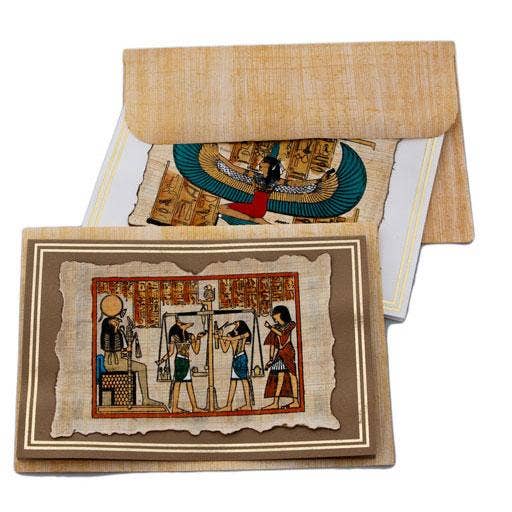 Ancient Egyptian Papyrus Greeting Cards - Assorted Designs