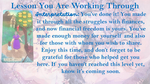 Career Overview 7-Card Tarot Reading