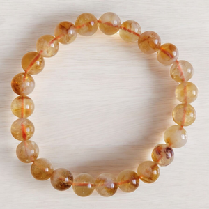 Citrine Bracelet 8mm - Abundance, Attract Wealth