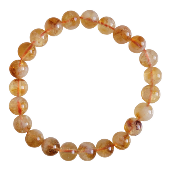 Citrine Bracelet 8mm - Abundance, Attract Wealth