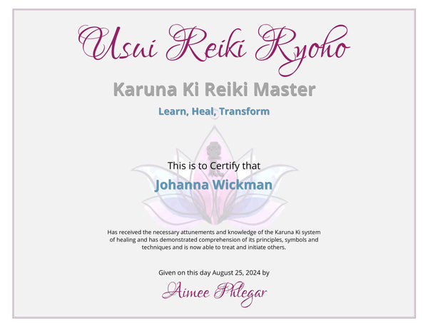 Distance Reiki Session