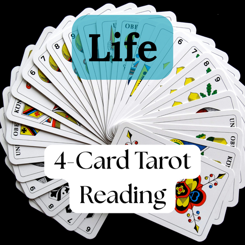 Life Overview 4-Card Tarot Reading