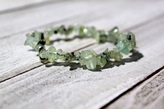 Prehnite Chip Bracelet