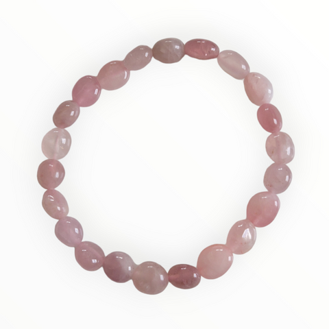 Rose Quartz Nugget Bracelet