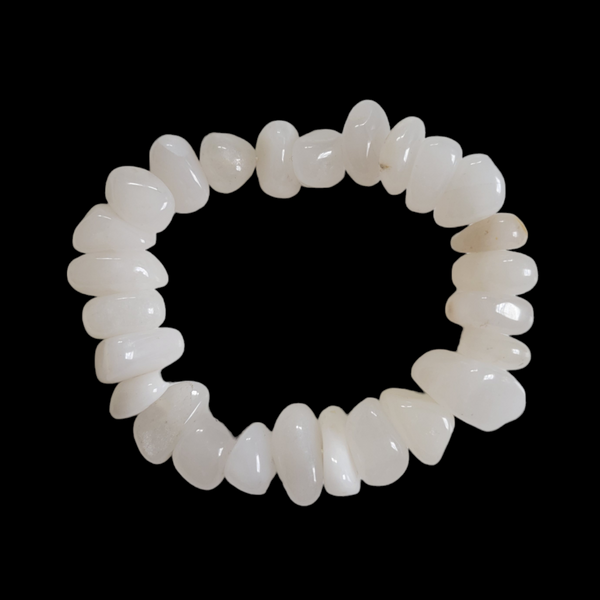 White Onyx Large Nugget Bracelet