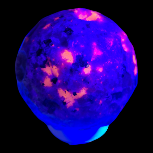 Yooperlite Moon UV Reactive - Positive Energy, Calming