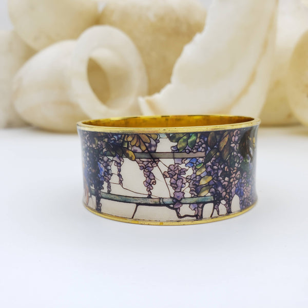 Wisteria Tiffany Stained Glass Bangle