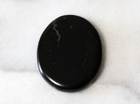 Shungite Palm Stone - Grounding, Protection