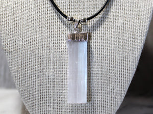 Reiki Charged Selenite Necklace