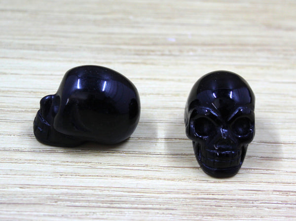 Black Obsidian Crystal Skull