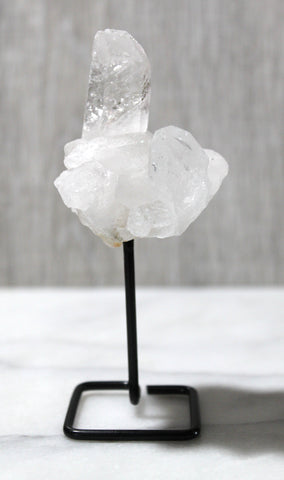 Reiki Charged Clear Quartz Points on Display Stand - Energy Amplifier, Protection