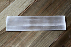 Selenite Charging Slab - Remove Negative Energy from Crystals and Jewelry