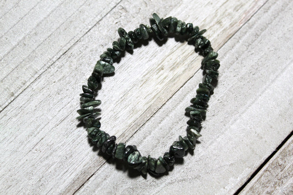 Seraphinite Chip Bracelet - Angel Communication