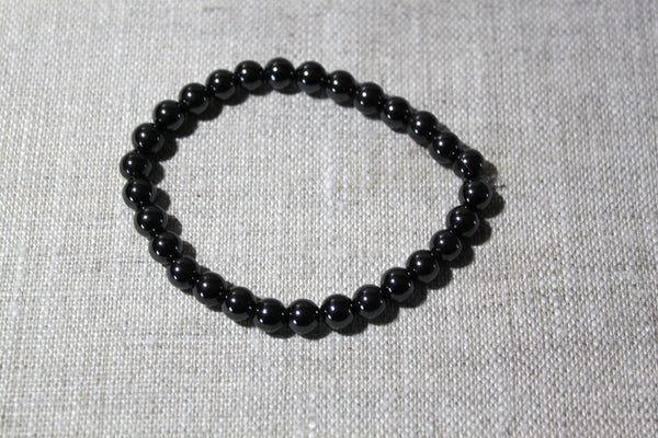 Hematite Bracelet 6mm - Grounding, Protection, Calming