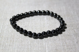 Hematite Bracelet 6mm - Grounding, Protection, Calming