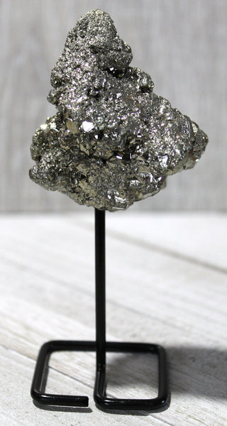 Reiki Charged Pyrite on Display Stand - Fool's Gold - Protection from Negative Energy