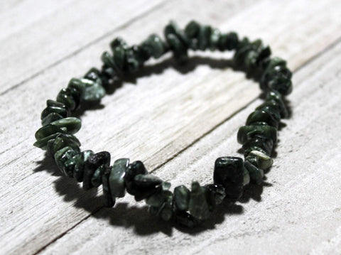 Seraphinite Chip Bracelet - Angel Communication